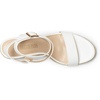 image:imageDREAM PAIRS Womens Open Toe Espadrilles Dressy Platform Sandals Buckle Ankle Strap Stylish Wedges Summer Dressy SandalsWhitepu