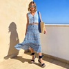image:imageDREAM PAIRS Womens Open Toe Espadrilles Wedges Tie Lace Up Cute Ankle Strap Platform Sandals Dressy ShoesNavy