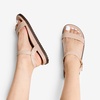 image:imageDREAM PAIRS Womens Open Toe Flat Sandals Cute One Band Comfort Arch Support SandalsNude