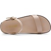 image:imageDREAM PAIRS Womens Open Toe Flat Sandals Cute One Band Comfort Arch Support SandalsNude