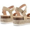 image:imageDREAM PAIRS Womens Platform Espadrilles Wedge Sandals Comfortable Open Toe One Band Sandals for Women Dressy Casual SummerBeigeTaupe