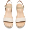 image:imageDREAM PAIRS Womens Platform Espadrilles Wedge Sandals Comfortable Open Toe One Band Sandals for Women Dressy Casual SummerBeigeTaupe