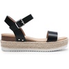 image:imageDREAM PAIRS Womens Platform Espadrilles Wedge Sandals Comfortable Open Toe One Band Sandals for Women Dressy Casual SummerBlack