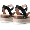 image:imageDREAM PAIRS Womens Platform Espadrilles Wedge Sandals Comfortable Open Toe One Band Sandals for Women Dressy Casual SummerBlack