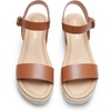 image:imageDREAM PAIRS Womens Platform Espadrilles Wedge Sandals Comfortable Open Toe One Band Sandals for Women Dressy Casual SummerBrown
