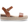image:imageDREAM PAIRS Womens Platform Espadrilles Wedge Sandals Comfortable Open Toe One Band Sandals for Women Dressy Casual SummerBrown