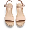 image:imageDREAM PAIRS Womens Platform Espadrilles Wedge Sandals Comfortable Open Toe One Band Sandals for Women Dressy Casual SummerNude