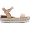 image:imageDREAM PAIRS Womens Platform Espadrilles Wedge Sandals Comfortable Open Toe One Band Sandals for Women Dressy Casual SummerNude