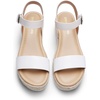 image:imageDREAM PAIRS Womens Platform Espadrilles Wedge Sandals Comfortable Open Toe One Band Sandals for Women Dressy Casual SummerWhite