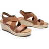 image:imageDREAM PAIRS Womens Platform Espadrilles Wedge Sandals Slip on Elastic Ankle Strap Sandals for Women Casual Dressy SummerCamelpu