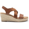 image:imageDREAM PAIRS Womens Platform Espadrilles Wedge Sandals Slip on Elastic Ankle Strap Sandals for Women Casual Dressy SummerCamelpu