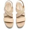 image:imageDREAM PAIRS Womens Platform Espadrilles Wedge Sandals Slip on Elastic Ankle Strap Sandals for Women Casual Dressy SummerNudenubuck