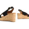 image:imageDREAM PAIRS Womens Platform Wedge Heel Sandals Comfortable Ankle Strap Sandals for Women Casual Dressy SummerSize 10BlackNubuckSDPW2411W