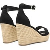 image:imageDREAM PAIRS Womens Platform Wedges Sandals Comfortable Open Toe Espadrilles Sandals Dressy Buckle Ankle Strap Summer ShoesBlack