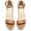 image:imageDREAM PAIRS Womens Platform Wedges Sandals Comfortable Open Toe Espadrilles Sandals Dressy Buckle Ankle Strap Summer ShoesKhaki