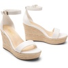 image:imageDREAM PAIRS Womens Platform Wedges Sandals Comfortable Open Toe Espadrilles Sandals Dressy Buckle Ankle Strap Summer ShoesWhitepu