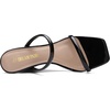 image:imageDREAM PAIRS Womens Slides Wedge Sandals Two Strap Square Open Toe Dress ShoesBlack