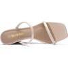 image:imageDREAM PAIRS Womens Slides Wedge Sandals Two Strap Square Open Toe Dress ShoesNude