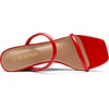 image:imageDREAM PAIRS Womens Slides Wedge Sandals Two Strap Square Open Toe Dress ShoesRed