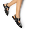 image:imageDREAM PAIRS Womens Slingback Ballet Flats Pointed Toe Buckle Comfortable Dress Slipon Flat ShoesBlack