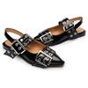 image:imageDREAM PAIRS Womens Slingback Ballet Flats Pointed Toe Buckle Comfortable Dress Slipon Flat ShoesBlack