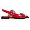 image:imageDREAM PAIRS Womens Slingback Ballet Flats Pointed Toe Buckle Comfortable Dress Slipon Flat ShoesRed