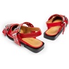 image:imageDREAM PAIRS Womens Slingback Ballet Flats Pointed Toe Buckle Comfortable Dress Slipon Flat ShoesRed
