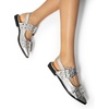 image:imageDREAM PAIRS Womens Slingback Ballet Flats Pointed Toe Buckle Comfortable Dress Slipon Flat ShoesSilver