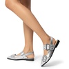 image:imageDREAM PAIRS Womens Slingback Ballet Flats Pointed Toe Buckle Comfortable Dress Slipon Flat ShoesSilver