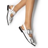 image:imageDREAM PAIRS Womens Slingback Ballet Flats Pointed Toe Buckle Comfortable Dress Slipon Flat ShoesWhite