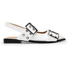image:imageDREAM PAIRS Womens Slingback Ballet Flats Pointed Toe Buckle Comfortable Dress Slipon Flat ShoesWhite