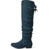 image:imageDREAM PAIRS Womens Suede Over The Knee Thigh High Winter BootsBlue