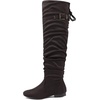 image:imageDREAM PAIRS Womens Suede Over The Knee Thigh High Winter BootsBrown