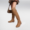 image:imageDREAM PAIRS Womens Suede Over The Knee Thigh High Winter BootsCamelPu