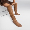 image:imageDREAM PAIRS Womens Suede Over The Knee Thigh High Winter BootsCamelPu