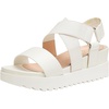 image:imageDREAM PAIRS Womens Open Toe Ankle Strap Platform Wedge SandalsWhite