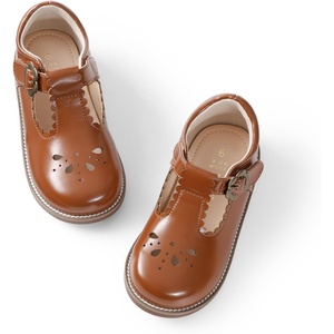 image:imageDREAM PAIRS Girls Mary Jane Shoes  Toddler School Uniform Dress Shoes Wide Toe Ballet Flats for Little KidsBrown
