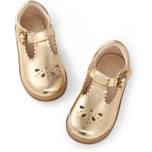 image:imageDREAM PAIRS Girls Mary Jane Shoes  Toddler School Uniform Dress Shoes Wide Toe Ballet Flats for Little KidsGold