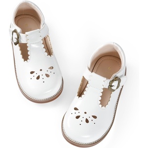 image:imageDREAM PAIRS Girls Mary Jane Shoes  Toddler School Uniform Dress Shoes Wide Toe Ballet Flats for Little KidsWhite