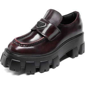 image:imageDREAM PAIRS Womens Chunky Loafers Platform Comfortable SlipOn Dressy Business Casual Fashion Outfit Loafer ShoesBurgundy