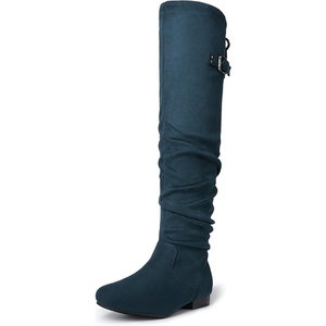 image:imageDREAM PAIRS Womens Suede Over The Knee Thigh High Winter BootsBlue