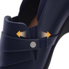 image:imageDREAM PAIRS Loafers for Women Slipon Dressy Comfortable Business Casual Work Office Faux Leather Loafer Shoes with Arch SupportNavy