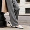 image:imageDREAM PAIRS Loafers for Women Slipon Dressy Comfortable Business Casual Work Office Faux Leather Loafer Shoes with Arch SupportWhite