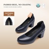 image:imageDREAM PAIRS Womens Chunky Closed Toe Low Block Heels Work Pumps Comfortable Round Toe Dress Wedding ShoesNavy Blue