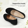 image:imageDREAM PAIRS Girls Ballet Flats Dress ShoesBlackNubuck