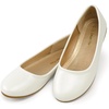 image:imageDREAM PAIRS Girls Ballet Flats Dress ShoesIvoryPu