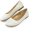 image:imageDREAM PAIRS Girls Ballet Flats Dress ShoesIvoryPu
