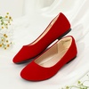 image:imageDREAM PAIRS Girls Ballet Flats Dress ShoesRedSuede