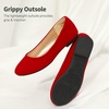image:imageDREAM PAIRS Girls Ballet Flats Dress ShoesRedSuede