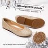 image:imageDREAM PAIRS Girls Ballet Flats Dress ShoesShinegold